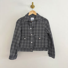 Load image into Gallery viewer, Adriano Goldschmied Evonne Houndstooth Cropped Button Front Jacket XS
