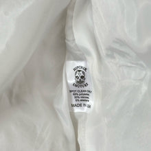 Load image into Gallery viewer, Hipchik Couture Zip Up Sequin Tongue Puffer Jacket White L
