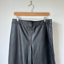 Load image into Gallery viewer, Spanx Leather-Like Pull On High Rise Cropped Pants Black XL
