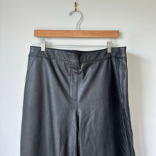 Load image into Gallery viewer, Spanx Leather-Like Pull On High Rise Cropped Pants Black XL
