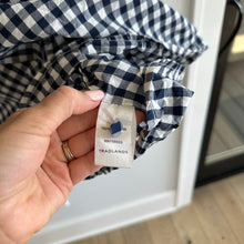 Load image into Gallery viewer, TRADLANDS Gingham Short Sleeve Dress Navy White L
