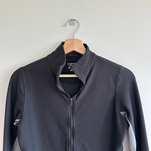 Calvin Klein Performance Honeycomb Mesh Zip Up Activewear Jacket Black S
