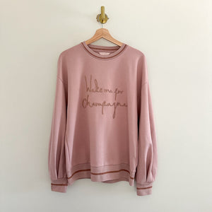 Ted Baker Ted Says Relax Dayzei Champagne Sweatshirt Pink 3