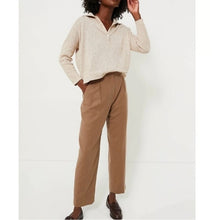 Load image into Gallery viewer, Tuckernuck Clayton Long Sleeve Collared Knit Casual Sweater Brown XS
