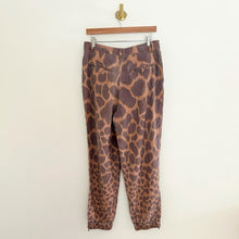 Load image into Gallery viewer, Anthropologie Tamarind Trouser High Rise Animal Print Joggers 10

