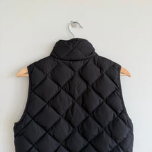 Load image into Gallery viewer, J. Crew Excursion Zip Up Mock Neck Outdoor Casual Quilted Vest Black S
