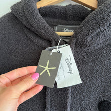 Load image into Gallery viewer, Disney Mickey Mouse x Barefoot Dreams CozyChic Hooded Poncho Gray One Size NWT
