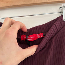 Load image into Gallery viewer, N:Philanthropy Revolve Reign Ribbed Pull On High Rise Pants Space Cherry XS
