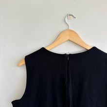 Load image into Gallery viewer, Eileen Fisher Culotte V-Neck Sleeveless Cropped Jumpsuit Black M
