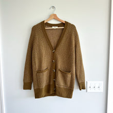 Load image into Gallery viewer, Madewell Bird&#39;s Eye Maysfield Cardigan Sweater in Coziest Yarn XXS
