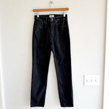 Load image into Gallery viewer, LE JEAN Lara Denim High Rise Slim Straight Leg Jeans Black 25
