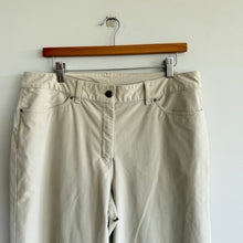 Load image into Gallery viewer, Lululemon City Sleek Utilitech Extra Wide Leg Pants Bone 32
