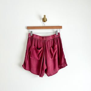 Hei Hei Anthropologie Dobby Beachcomber Shorts Red XS