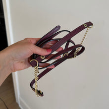 Load image into Gallery viewer, Kate Spade Pebbled Leather McCall Street Carli Doom Satchel with Tassel Plum
