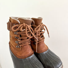 Load image into Gallery viewer, Sorel Fancy Lace II Waterproof Winter Ankle Boots Brown/Black 5
