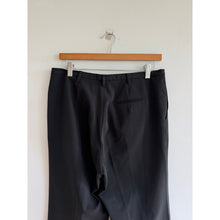 Load image into Gallery viewer, Jil Sander High Rise Straight Leg Trouser Pants Black 42
