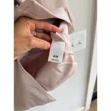 Load image into Gallery viewer, Express Double-Breasted Belted Outdoor Casual Trench Coat Blush Pink M NWT
