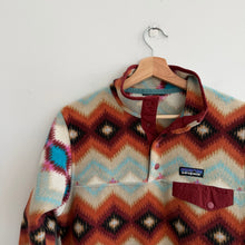 Load image into Gallery viewer, Patagonia Lightweight Synchilla Snap-T Fleece Southwestern Aztec Pullover S
