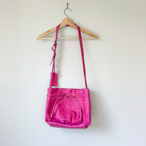 Rock Pepper Scissors Leather Crossbody Bag Pink NWT