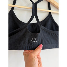 Load image into Gallery viewer, Beyond Yoga Spacedye Slim Racerback Activewear Sports Bra Black L NWT
