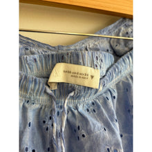 Load image into Gallery viewer, Zara Washed Effect Eyelet Embroidered Cami Top Set Blue S
