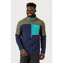 Load image into Gallery viewer, Cotopaxi Dorado Half Zip Fleece Pullover Jacket Blue Green XXL NWT
