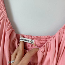 Load image into Gallery viewer, Abercrombie &amp; Fitch Tiered Midi Dress Pink XS
