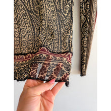 Load image into Gallery viewer, Rare Vintage Jean Paul Gaultier Maille Classique Patchwork Mesh Top Brown L
