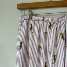 Load image into Gallery viewer, Rails Luna Pajama Set in Rose Stripe Cats S
