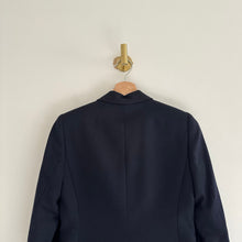 Load image into Gallery viewer, J. Crew Schoolboy Classic Wool Notch-Lapel Blazer Navy Blue 0
