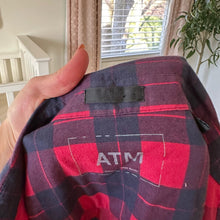 Load image into Gallery viewer, ATM Anthony Thomas Melillo Hollyberry Midnight Plaid Flannel Dress
