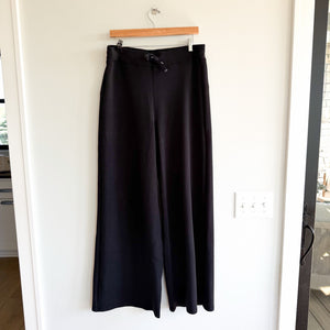 Spanx Air Essentials High Rise Full Length Stretch Wide Leg Pants Black XL