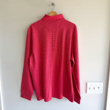 Load image into Gallery viewer, Vineyard Vines Saltwater Quarter Zip Mock Neck Pullover Sweater Pink/Red XXL
