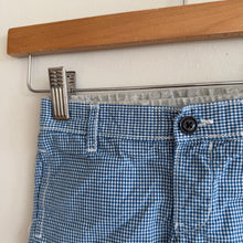 Load image into Gallery viewer, Baby Gap Gingham Pattern Casual Chino Shorts Blue 18-24 M
