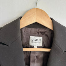 Load image into Gallery viewer, Armani Collezioni Single-Breasted Notch Lapel Blazer Brown 2
