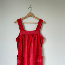 Load image into Gallery viewer, Anthropologie Maeve Tonal Striped Sleeveless Pocket Midi Dress XS
