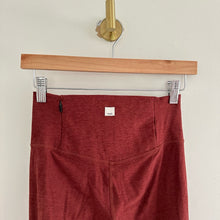Load image into Gallery viewer, Vuori Elavation Pull On High Rise Cropped Activewear Leggings Red XS
