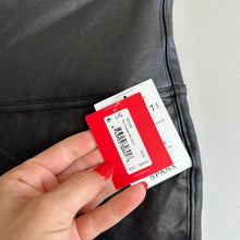 Load image into Gallery viewer, Spanx Faux Leather Contoured Power Waistband Bike Short Black L NWT
