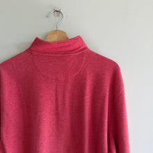 Load image into Gallery viewer, Vineyard Vines Saltwater Quarter Zip Mock Neck Pullover Sweater Pink/Red XXL
