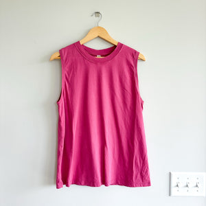 Lululemon All Yours Crew Neck Activewear Tank Top Pink 8