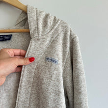 Load image into Gallery viewer, Columbia Reel Cozy Hooded Open Cardigan Sweatshirt Heathered Cream S
