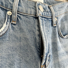 Load image into Gallery viewer, AGOLDE Toni Mid Rise Denim Medium Wash Straight Jeans Blue 24
