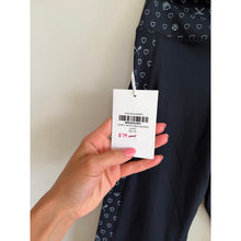 Load image into Gallery viewer, Roller Rabbit Sporty Hearts Vega High Rise Activewear Leggings Black XS NWT
