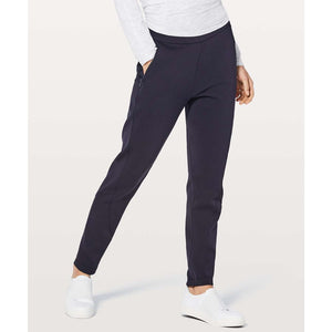 Lululemon Tech Lux 27.5" Tapered Leg High Rise Pants Midnight Navy 4 NWT