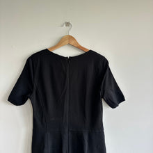 Load image into Gallery viewer, Elie Tahari Maria Colorblock Stretch Dress Black 10
