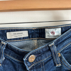 Adriano Goldschmied The Legging Super Skinny Jeans Dark Wash 25R $215