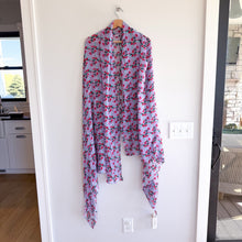 Load image into Gallery viewer, Verandah Lilac Floral Jharoka Print Lightweight Rectangular Scarf One Size NWT
