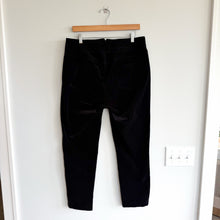 Load image into Gallery viewer, J. McLaughlin Hastings Velvet Sailor High Rise Skinny Leg Pants Black 12
