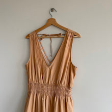 Load image into Gallery viewer, Anthropologie Maeve Tiered Colorblock Sleeveless Tie Back Maxi Dress 10
