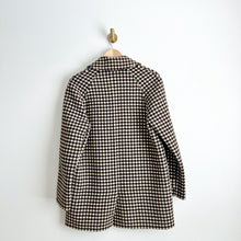 Load image into Gallery viewer, Ralph Lauren Collection Purple Label Wool Cashmere Blend Check Print Coat Brown $3998
